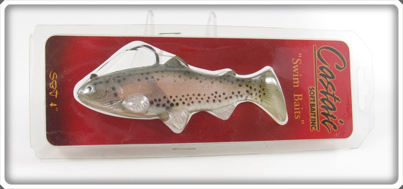 Castaic Ghost Rainbow Soft Swim Bait In Package