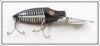 Vintage Heddon Black Shore Go Deeper River Runt Lure D9110 XBW