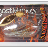 Horizon Lure Co. Golden Shiner Ghost Minnow Lure On Card 