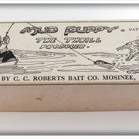 Vintage C.C. Roberts Perch Mud Puppy Empty Cartoon Box