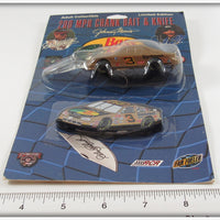 Mann's Nascar Dale Earnhardt 200 MPH Crank Bait & Knife On Card