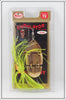 Mann's Chartreuse Undulator Lure In Package