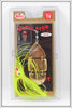 Mann's Chartreuse Undulator Lure In Package