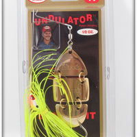 Mann's Chartreuse Undulator Lure In Package