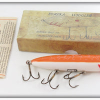 Eureka Bait Co BASS Limited Edition Orange Eureka Wiggler Lure In Box