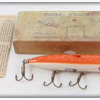 Eureka Bait Co BASS Limited Edition Orange Eureka Wiggler Lure In Box