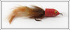 Vintage Heddon Red Gilford Pinchot Wilder Dilg Lure