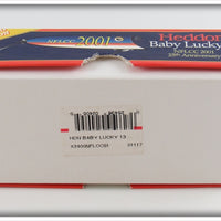 Heddon NFLCC 2001 Limited Edition Red, White & Blue Baby Lucky 13 In Box