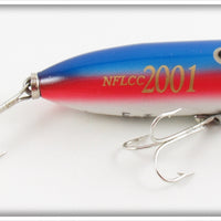 Heddon NFLCC 2001 Limited Edition Red, White & Blue Baby Lucky 13 In Box