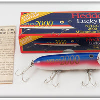 Heddon NFLCC 2000 Limited Edition Red, White & Blue Lucky 13 In Box