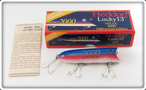 Heddon NFLCC 2000 Limited Edition Red, White & Blue Lucky 13 In Box