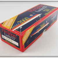 Heddon NFLCC 2000 Limited Edition Red, White & Blue Lucky 13 In Box