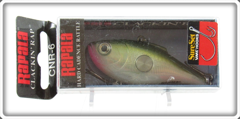 Rapala Olive Green Clackin' Rap CNR-6 Lure In Box