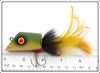 Marathon Bait Co Green Striped Feather Wobbler