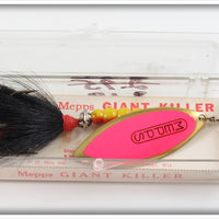 Vintage Mepps Pink Giant Killer Lure In Box