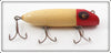Vintage South Bend Red Head White Bass Oreno Lure 973 RH
