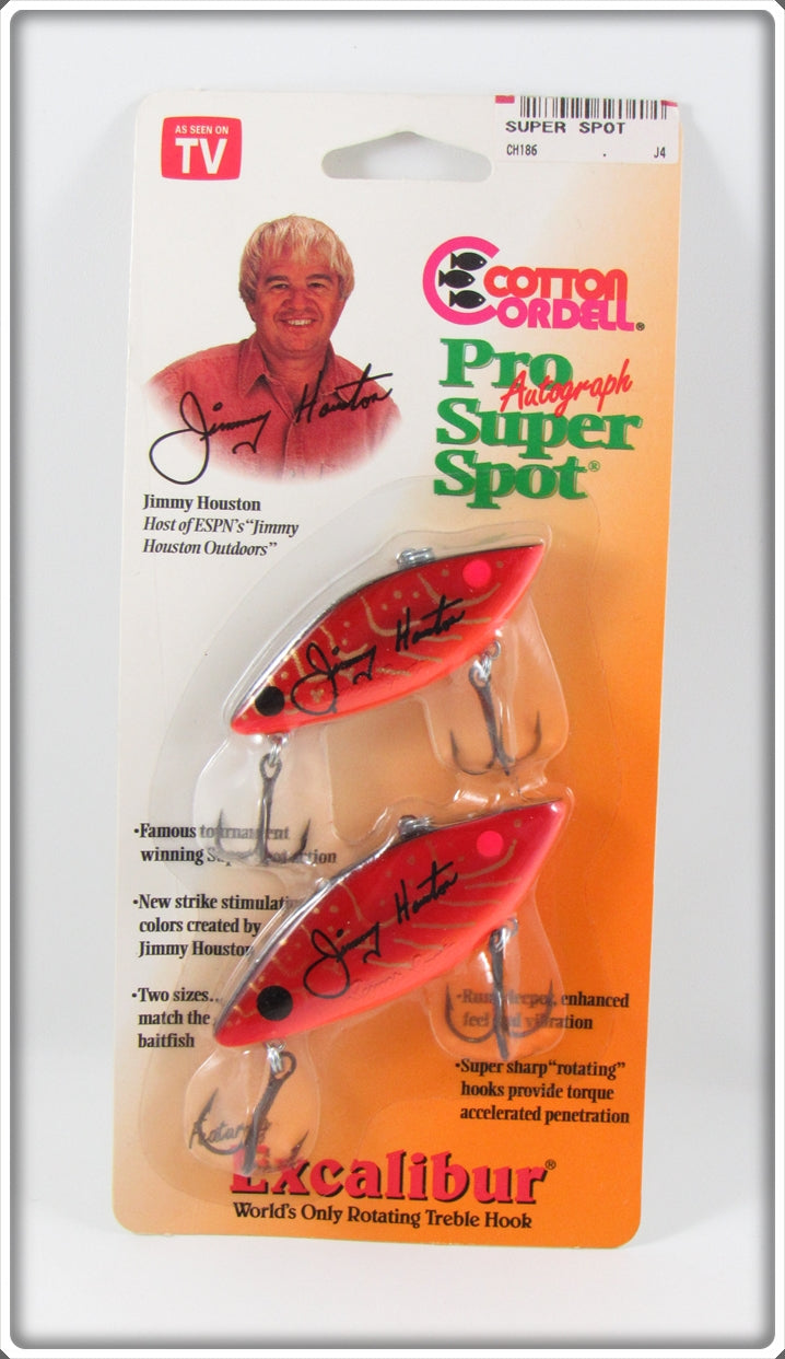 Cordell Jimmy Houston Pro Autograph Super Spot Lure Pair