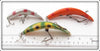 Helin Silver, Orange Spot & Frog Flatfish Lot Of Three