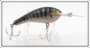 Vintage Strike King Black Scale Glitter Crankbait Lure