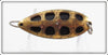 Vintage South Bend Brass & Black Sun Spot Spoon Lure
