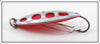 South Bend Chrome & Red Sun Spot Spoon