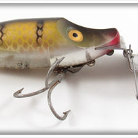 Vintage Heddon Pike Scale Go Deeper River Runt Lure