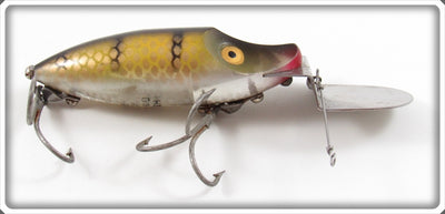 Vintage Heddon Pike Scale Go Deeper River Runt Lure