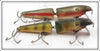 Vintage Pflueger Dace & Perch Jointed Palomine Lure Pair