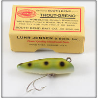 NFLCC Luhr Jensen South Bend Frog Trout Oreno Lure In Box