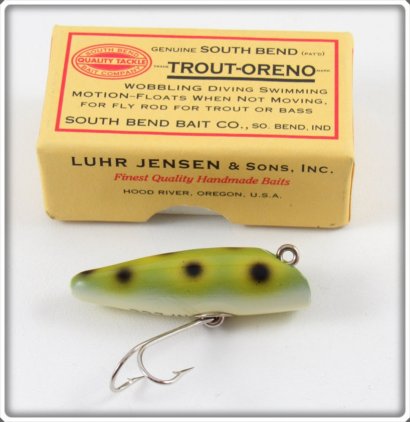 NFLCC Luhr Jensen South Bend Frog Trout Oreno Lure In Box