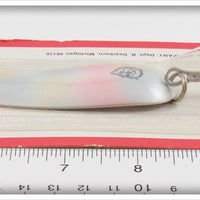 Eppinger Mfg Co Pearl Dardevle Spoon On Card