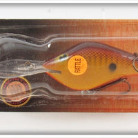 Vintage Poe's Brown Scale Super Cedar Series 400 Lure On Card 