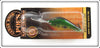 Poe's Green & Black With Glitter Super Cedar Series 400 Lure On Card