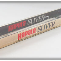 Rapala Silver Black 8" Sliver In Box