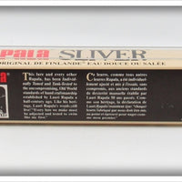 Rapala Silver Black 8" Sliver In Box