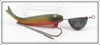 Vintage P&K Green Back Whirl Away Lure 