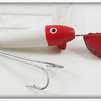 Vintage P&K Red & White Whirl Away Lure