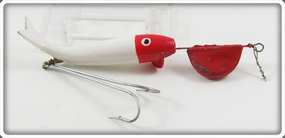 Vintage P&K Red & White Whirl Away Lure