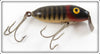 Vintage Rinehart Gold Scale Black Bar Jinx Lure