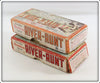 Heddon Strawberry & Unmarked River Runt Empty Box Pair