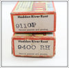 Heddon Shiner Scale & Red Head River Runt Empty Box Pair