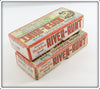 Heddon Shiner Scale & Red Head River Runt Empty Box Pair