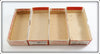 Heddon Shiner Scale & Red Head River Runt Empty Box Pair