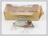 Vintage Arbogast Silver Flitter Spin Hula Dancer Lure In Box