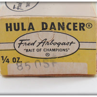 Arbogast Silver Flitter Spin Hula Dancer In Box