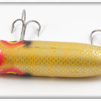 Hook Bros Yellow & Silver Scale #5 Salmon Plug