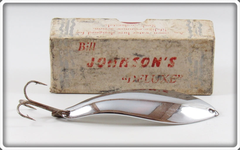 Vintage Wm. A Johnson Bait Co. Bill Johnson's Deluxe Spoon Lure In Box