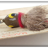 Mack's Minnow Bug Brown Mack's Favorite On Card