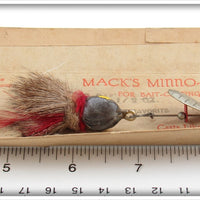 Mack's Minnow Bug Brown Mack's Favorite On Card