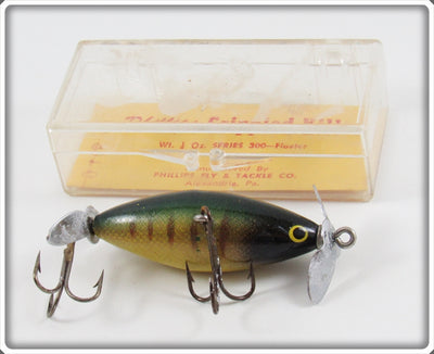 Vintage Phillips Perch Crippled Killer Lure In Box